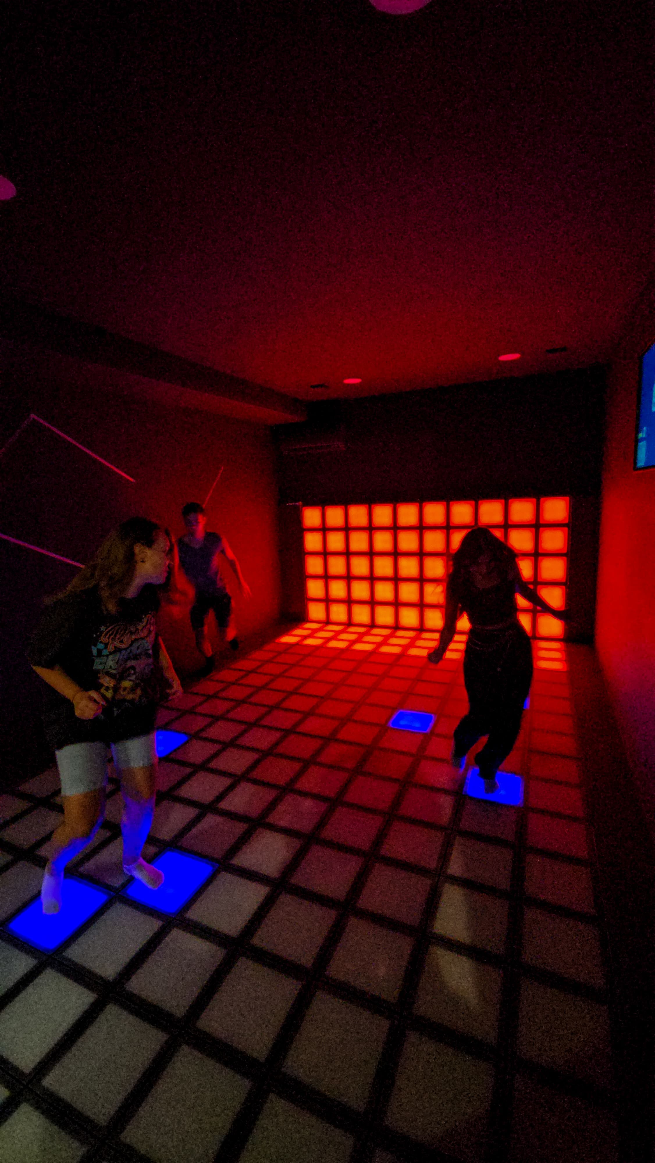 The Floor is LAVA! Interactive LED floor game